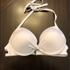 Mossimo White Bikini Top
